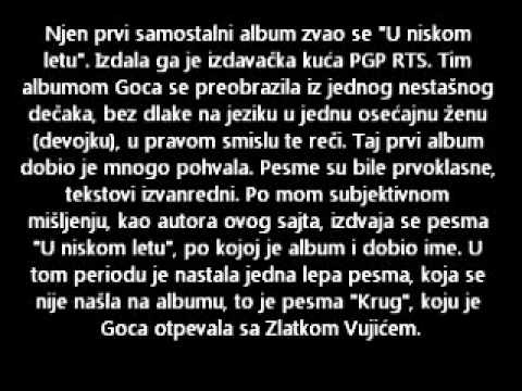 Goca Trzan -Biografija....
