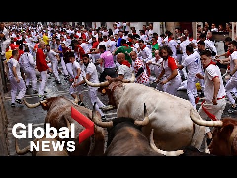 Spain's Pamplona bull run returns in full force after 2-year COVID hiatus