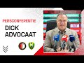 TERUGKIJKEN | Persconferentie Dick Advocaat voor Feyenoord - ADO Den Haag