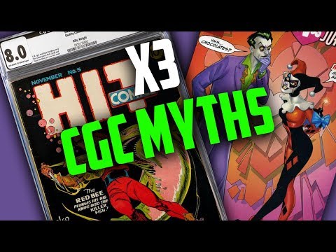 Debunking x3 CGC Myths - Does On-Sight Grading = Better Comic Book Grades? Are CGC Waterproof?