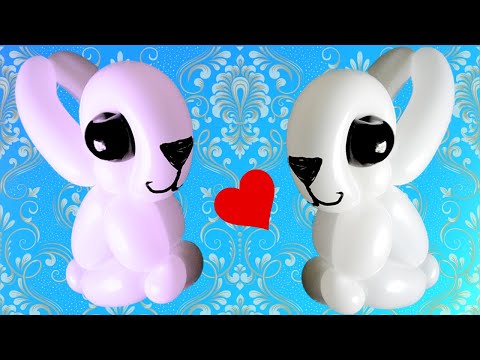 HOW TO MAKE A BUNNY RABBIT Balloon Animal - Version 4 #bunnyballoonanimal #rabbitballoon