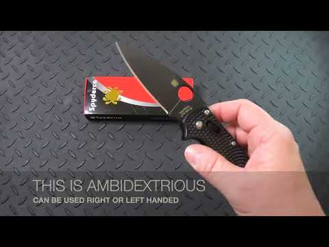 SPYDERCO MANIX 2 LIGHTWEIGHT C101PBBK2 KNIFE
