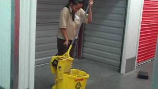 How to clean a storage unit.
