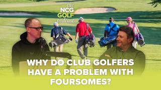 Why do club golfers have a problem with foursomes?