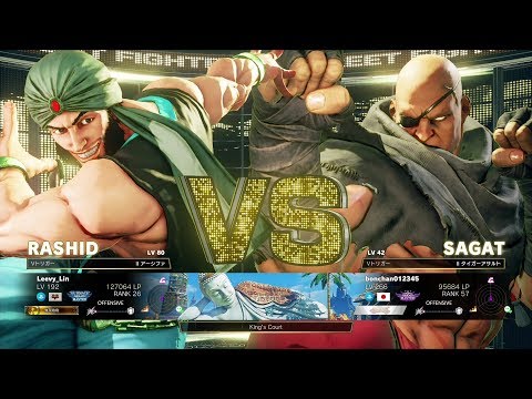 Oil King (Rashid) vs Bonchan (Sagat)：石油王（ラシード）vs ボンちゃん（サガット）