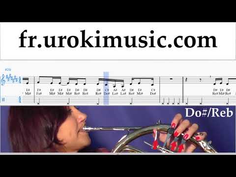 Cours de Cor D'harmonie Selena Gomez - Back To You Tuto Partitions um-ih829