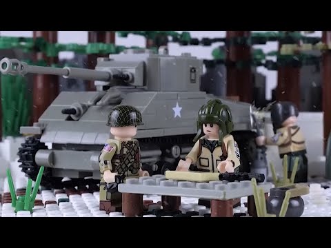 Lego WW2 - The Battle of the Bulge - Ardennes Counteroffensive Stop Motion