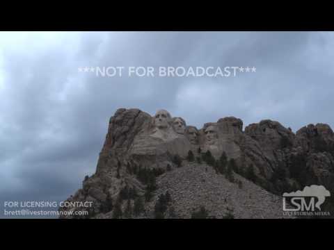 8-7-2017 Mt Rushmore SD  Rainy Day Timelapse