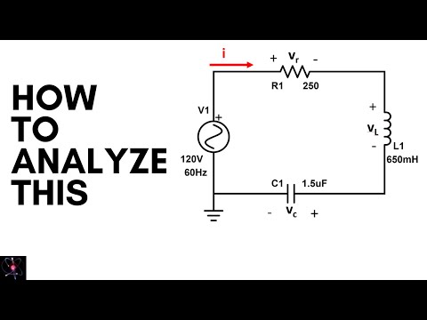 AC Analysis: Series Resistor/Inductor/Capacitor Circuit