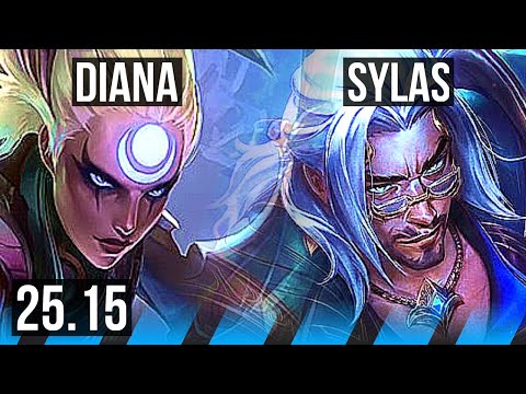 DIANA vs SYLAS (MID) | 10/3/6 | NA Grandmaster | 25.15