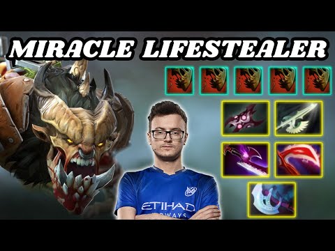 🔥 MIRACLE Lifestealer Hard Carry Highlights 🔥 EZ Game By Miracle - Dota 2