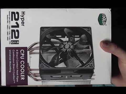 comment monter cooler master hyper 212 evo