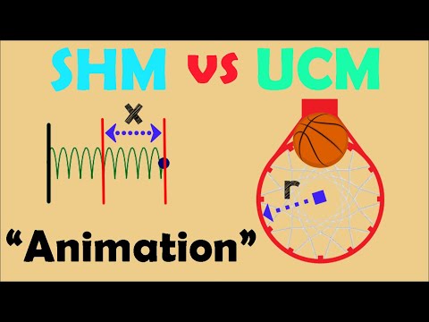 Simple Harmonic Motion VS Uniform Circular Motion | Animation