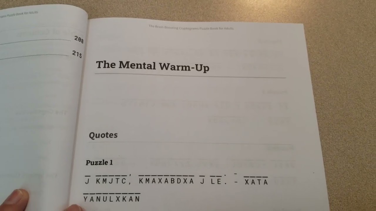 HOW MANY LEVELS? Brain-Boosting Cryptograms Puzzle Book For Adults Review Unboxing