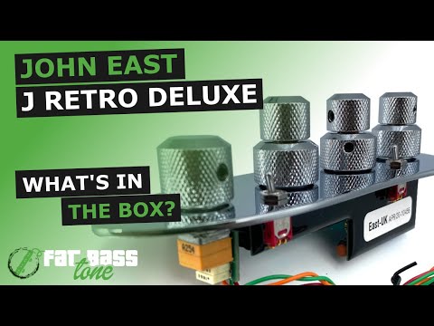 John East J Retro Deluxe Bass Preamp for Jazz Bass Deluxe - Chrome image 6