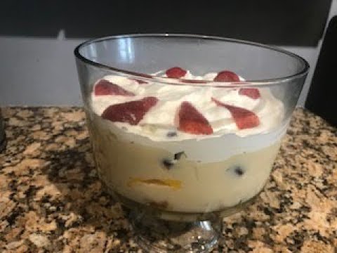 Custard Trifle Cake | Dessert | Eid Recipe | Shazia Shariff |😊