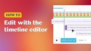 How to edit with the timeline editor | PosterMyWall
