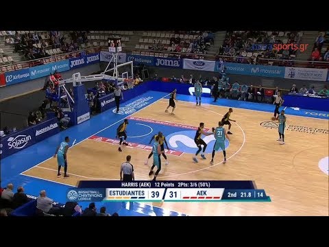 Εστουντιάντες-ΑΕΚ 78-85 Στιγμιότυπα / Estudiantes-AEK 12-12-2017
