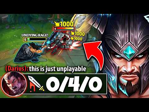 Rank 1 Tryndamere - STOMPED THIS DARIUS SO HARD HE HAD TO FIND A NEW ROLE!!