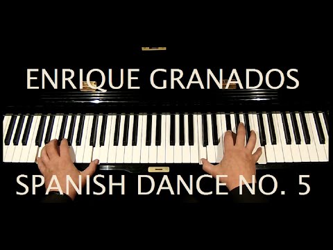 Enrique Granados - Spanish Dance / Danza Española No. 5 - Andaluza -  Horst Klee, Piano