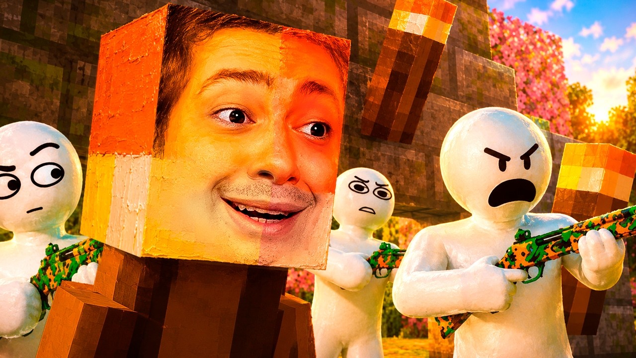 VIRE UMA TOCHA DO MINECRAFT E QUASE ENGANEI TODO MUNDO! - MECCHA CHAMELEON COM OS AMIGOS