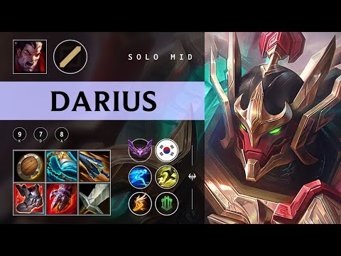 Darius Mid vs Sylas - KR Master Patch 25.23