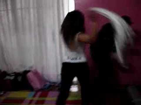 lynelle vs. chris. haha