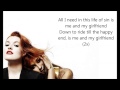 Icona Pop Girlfriend Lyrics on screen♥