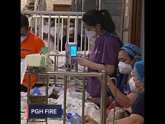 Fire hits Philippine General Hospital