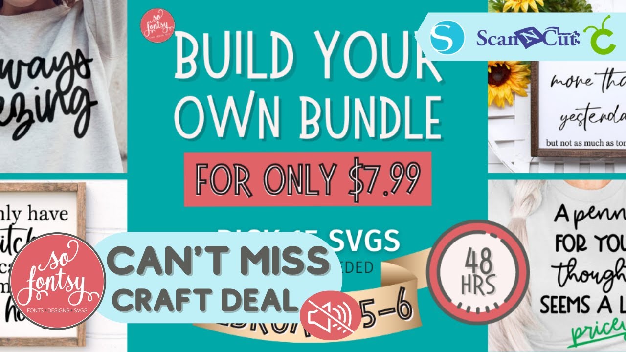 Best of Build Your Own Bundle of SVG Designs from So Fontsy 🔥 February 2022
