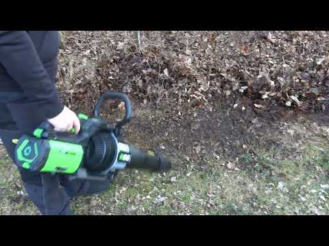 EGO Akku-Laubbläser LBX1000 PRO ausführlich erklärt und im Extremtest mit Steinen Streusplitt!