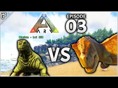 OVERPOWERED MOSCHOPS vs LEVEL 140 ARK REX! | Let's Play ARK: Survival Evolved [The Island]
