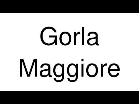 How to Pronounce Gorla Maggiore (Italy)