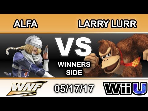 WNF 2.2 - ESA | Alfa (Sheik) Vs. MSF | Larry Lurr (Donkey Kong) Winners Side - Smash Wii U