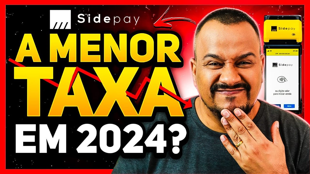 Máquina de Cartão SIDEPAY tem a MENOR TAXA de 2024? É CONFIÁVEL? [NOVIDADE]