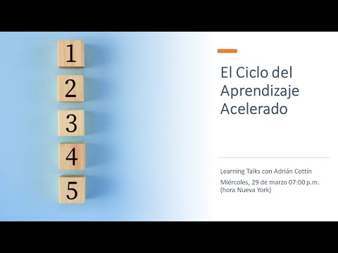 “El Ciclo del Aprendizaje Acelerado” con Adrián Cottín
