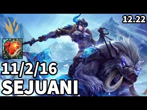 Sejuani Jungle vs Kayn - KR Master | Patch 12.22