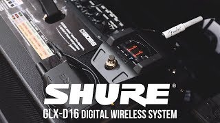 Video thumbnail for Shure GLX-D16 | A Wireless System AND a Tuner?! by GUITARGUITAR