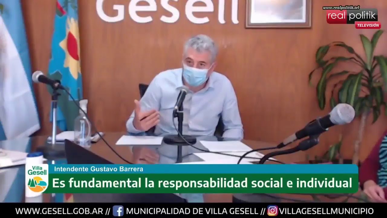 Villa Gesell: El intendente Gustavo Barrera brindó un mensaje de cara a la próxima temporada