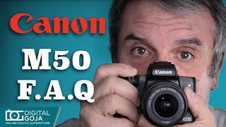 Video thumbnail for Canon EOS M50 Mirrorless Digital Camera | FAQ by Digital Goja