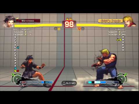 tetsu-_-makoto [Makoto] Vs s-m0107 [Ken} SSF4 AE Japanese Online Ranked Matches - PSN