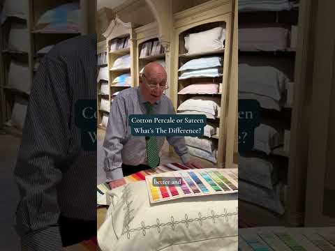 Cotton Percale or Cotton Sateen/Satin - What Is The Difference?