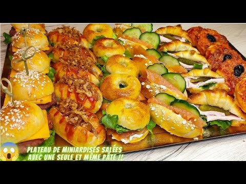Assorted Mini Breads (hamburger, hot‑dog, bagel, mini‑pizza, croissant)