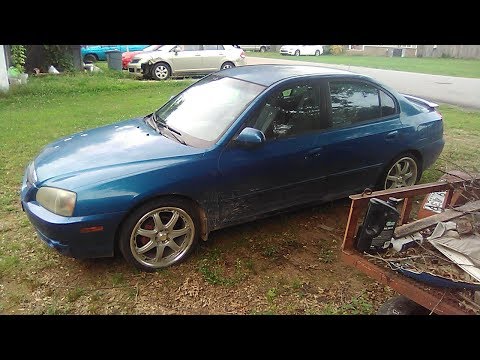 2006 Hyundia Elantra 2.0L sound with headers/cat delete/rumble single chamber muffler