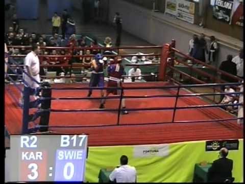 MPK Kadetek cwiercfinał walka27 JAKUBCZYK vs SKRAJNOWSKA waga 54kg
