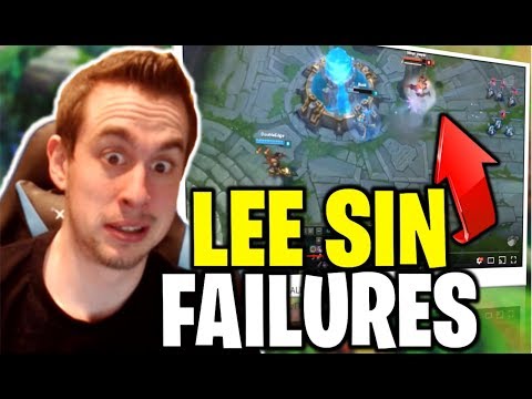 REACTING TO BRONZE V LEE SIN MONTAGE LOL! Hilarious Lee Sin Fails - League of Legends