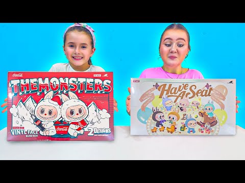 Ruby and Bonnie Open MORE Popular LABUBU Cases! Can They Find the Secret Rare?