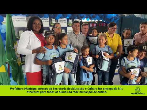 Prefeitura Municipal através da Secretaria de Educação e Cultura faz entrega de kits escolares