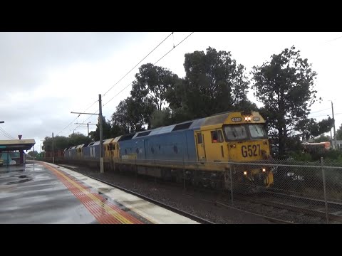 G527, BL30, BL26 7902V Fruit Passing Werribee Station