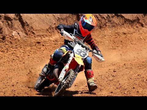 Corrida da 65cc pela final do Campeonato Catarinense de Velocross 2021